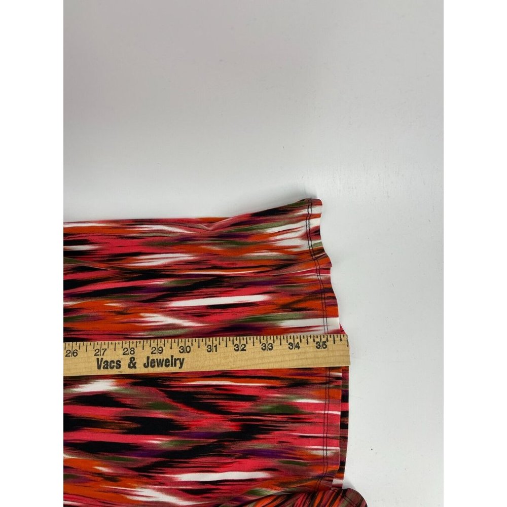 Calvin Klein Women's Orange Brown Roll Tab Sleeve Jumper Shorts Romper Size 16 - Picture 12 of 14